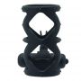 Silikonowy pierścień wibrujący z króliczkiem Toyz4lovers czarny 7,5 cm - 4