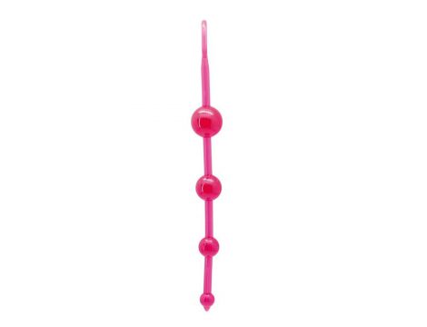 Łańcuch kulek analnych Timeless Jelly 4 Toyz4lovers różowy - 2