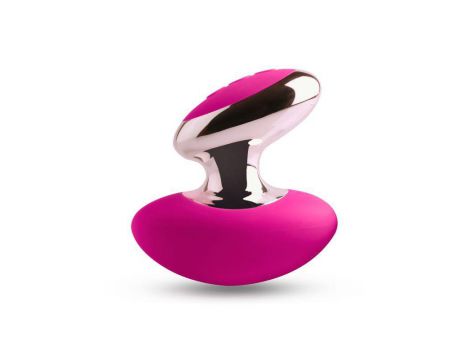 Wibrator silikonowy Lotus Toyz4lovers różowy 10 cm akumulatorowy - 2