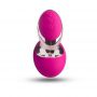 Wibrator silikonowy Lotus Toyz4lovers różowy 10 cm akumulatorowy - 2