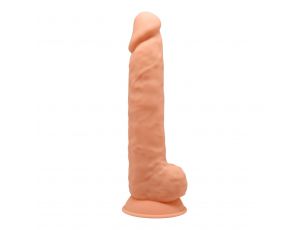 Dildo z cyberskóry Silexd Model 1 cieliste 25 cm