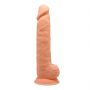 Dildo z cyberskóry Silexd Model 1 cieliste 25 cm - 2