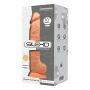Dildo z cyberskóry Silexd Model 1 cieliste 25 cm - 5