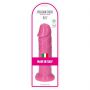 Dildo realistyczne Toyz4lovers różowe 22 cm - 7