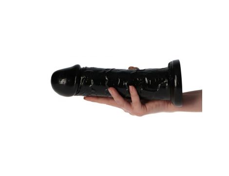 Dildo realistyczne Toyz4lovers czarne 22 cm z przyssawką - 4