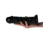 Dildo realistyczne Toyz4lovers czarne 22 cm z przyssawką - 5