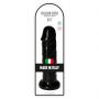 Dildo realistyczne Toyz4lovers czarne 22 cm z przyssawką - 7