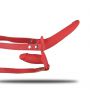 Podwójny strap on Real Safe czerwony 14 5 cm - 5
