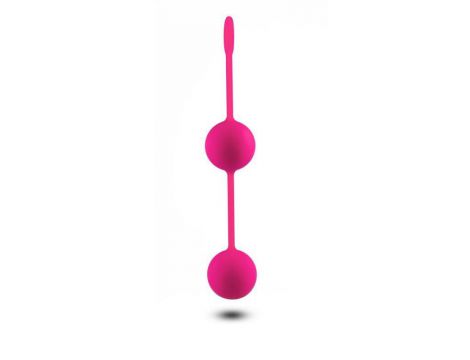 Kulki vaginalne silikonowe Toyz4lovers różowe 18 cm - 2
