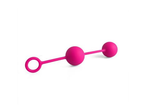 Kulki vaginalne silikonowe Toyz4lovers różowe 18 cm - 4