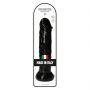 Gigantyczne dildo Toyz4lovers Italian Cock czarne 28,5 cm - 8