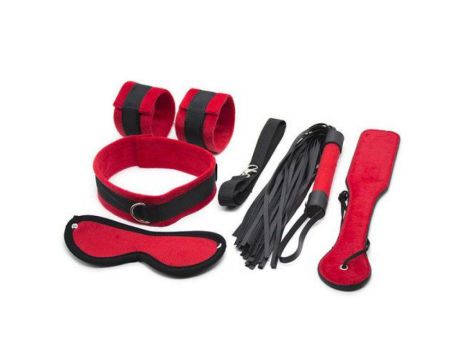Zestaw bondage czerwono czarny Toyz4Lovers - 5