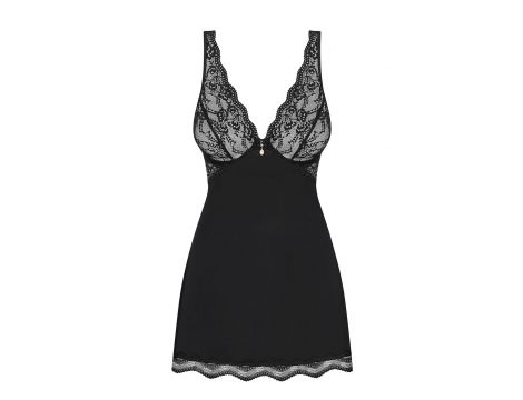 Babydoll Luvae z stringami Obsessive czarne XXL - 5