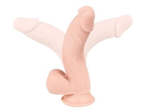 Realistyczne dildo Nature Skin miękkie 24 cm - 9