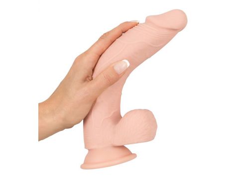 Realistyczne dildo Nature Skin miękkie 24 cm - 14
