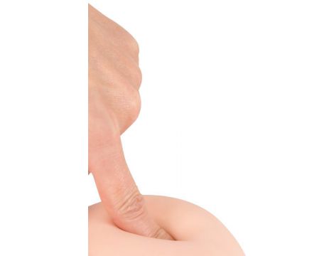 Realistyczne dildo Nature Skin miękkie 24 cm - 17