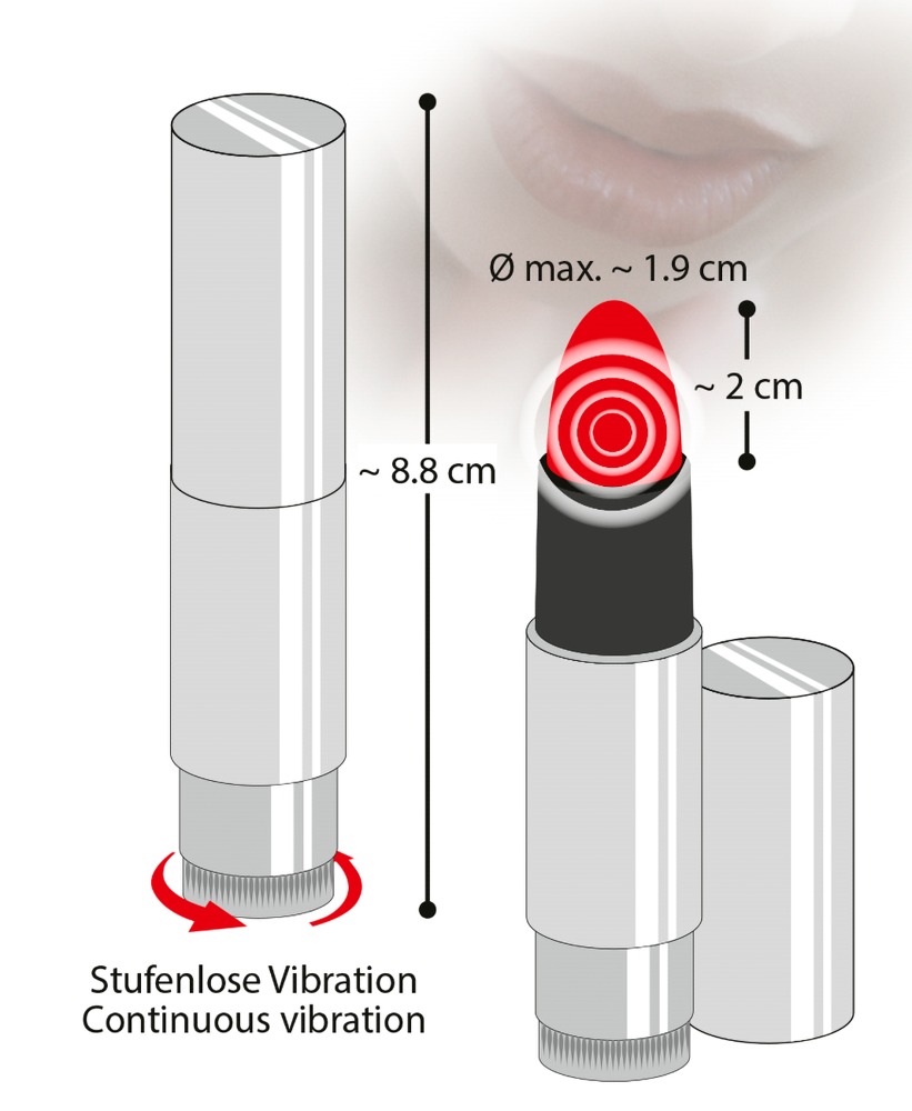 wibrator-kiss me lipstick