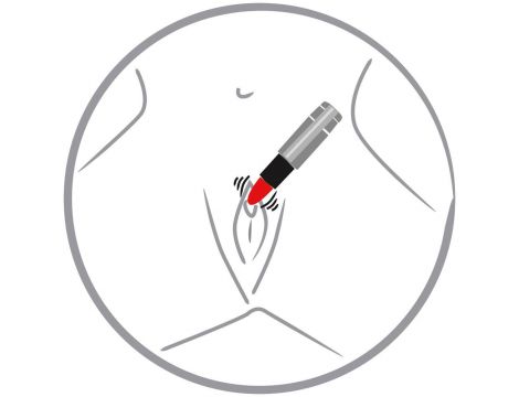 Wibrator szminka You2Toys czerwony 8,7 cm - 10