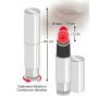 Wibrator szminka You2Toys czerwony 8,7 cm - 10