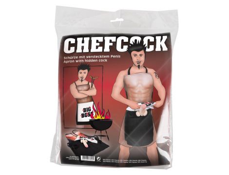 Fartuch erotyczny BIG BOSS z pluszowym penisem - 2