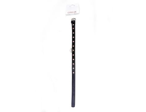 Obroża z kryształkami Fetish B Series różowa 2 cm - 5