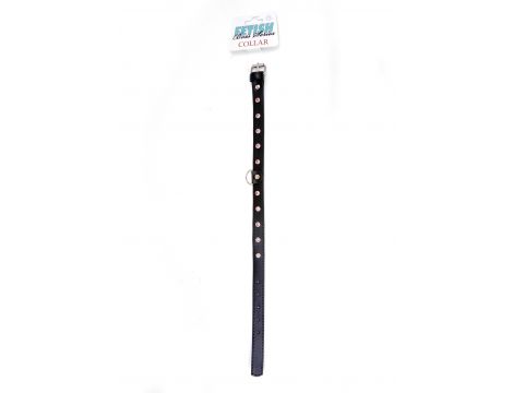 Obroża z kryształkami Fetish B Series różowa 2 cm - 4