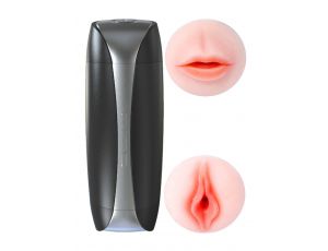 Masturbator Susan Double Delight 2.0 z wibracją 36 funkcji USB 22 cm