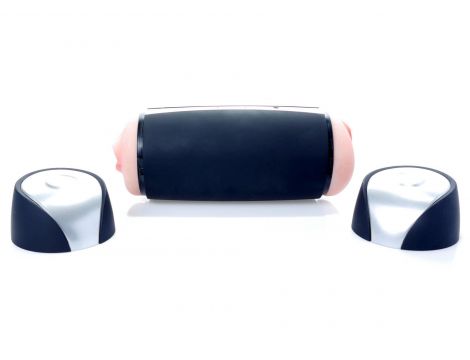 Masturbator Susan Double Delight 2.0 z wibracją 36 funkcji USB 22 cm - 2