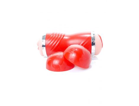 Masturbator dwustronny CLEO Double Delight 3.0 CyberSkin 21.5 cm - 3