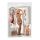 Bodystocking siatkowy z koronką otwarty w kroku czarny M/L NO:XQSE