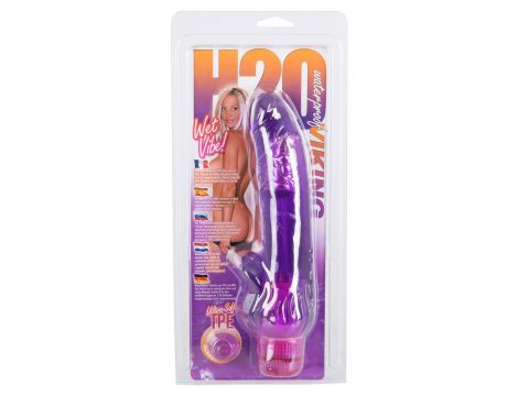 Wibrator żelowy H2O Viking Wet Vibe fioletowy 23 cm - 2