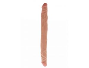 Dildo podwójne ToyJoy Get Real 35 cm jasny odcień skóry