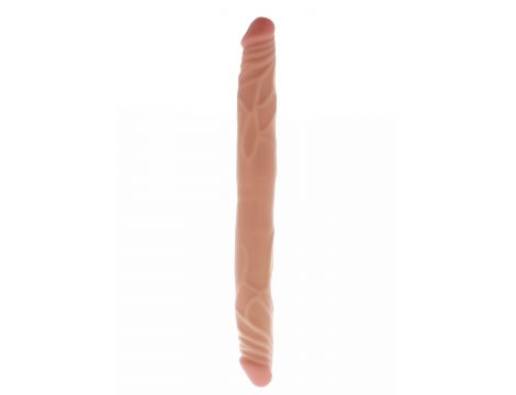 Dildo podwójne ToyJoy Get Real 35 cm jasny odcień skóry