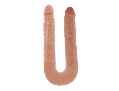 Dildo podwójne ToyJoy jasny odcień skóry 40 cm - 4