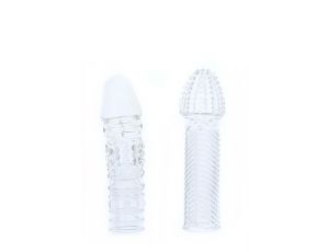 Przedłużka TPE Dream Toys przezroczysta 15 cm