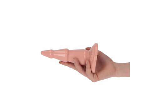 Korek analny Toyz4lovers cielisty z przyssawką 13 cm - 4
