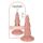 Korek analny Toyz4lovers cielisty z przyssawką 13 cm