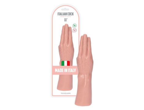 Dildo do fistingu Toyz4lovers realistyczne 28 cm cieliste