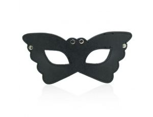 Maska Butterfly czarna ze skóry fetyszowej Toyz4lovers