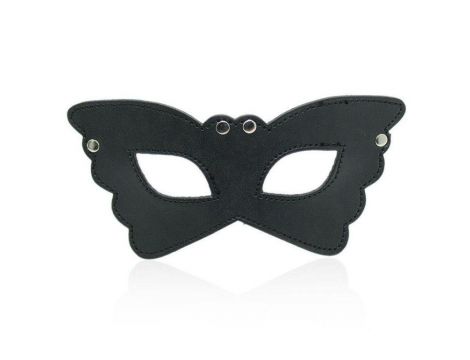 Maska Butterfly czarna ze skóry fetyszowej Toyz4lovers