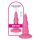 Korek analny stopniowany Toyz4lovers różowy 13 cm