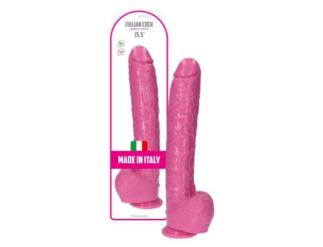 Gigantyczne dildo Toyz4lovers Italian Cock różowe 40 cm