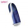 Masturbator Leten rotacyjny z wibracjami niebieski 32 cm - 7