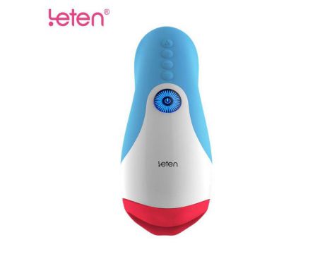Masturbator oralny Leten z grzaniem wibracjami USB - 2