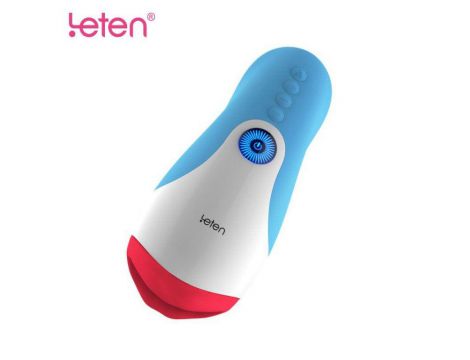 Masturbator oralny Leten z grzaniem wibracjami USB - 4