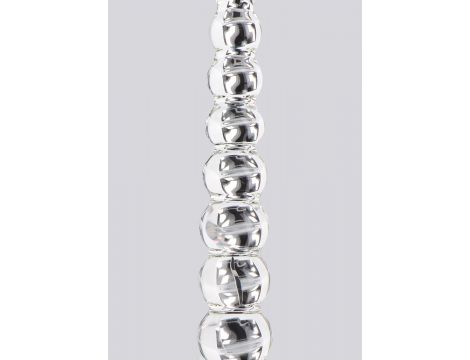 Dildo szklane ToyJoy Frozen Fountain transparentne 22 cm - 3