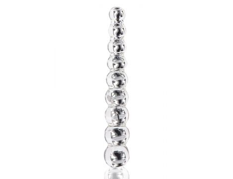 Dildo szklane ToyJoy Frozen Fountain transparentne 22 cm - 5
