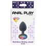 Korek analny z kamieniem ToyJoy czarny 7 cm - 3