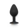 Korek analny ToyJoy Booty Jewel silikonowy czarny 8 cm - 4