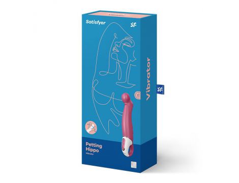 Wibrator punktu G Satisfyer Petting Hippo 23 cm wodoodporny